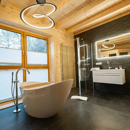 別荘 Bungalow-chalet Vulkaneifel 66 Wellness & Luxus ダウン